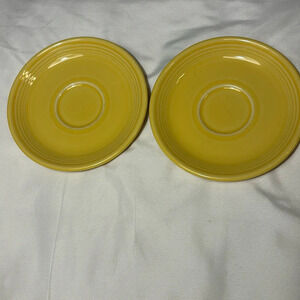Fiestawear Fiesta Yellow Saucer 6in. Plates